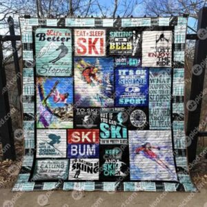 Born To Ski Quilt Blanket Ylh5  Quilt